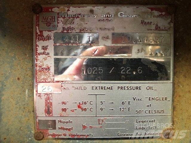  MGH gear Type 431T Převodovky