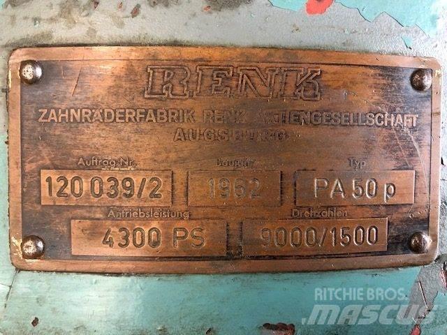 Renk gear type PA50P Převodovky