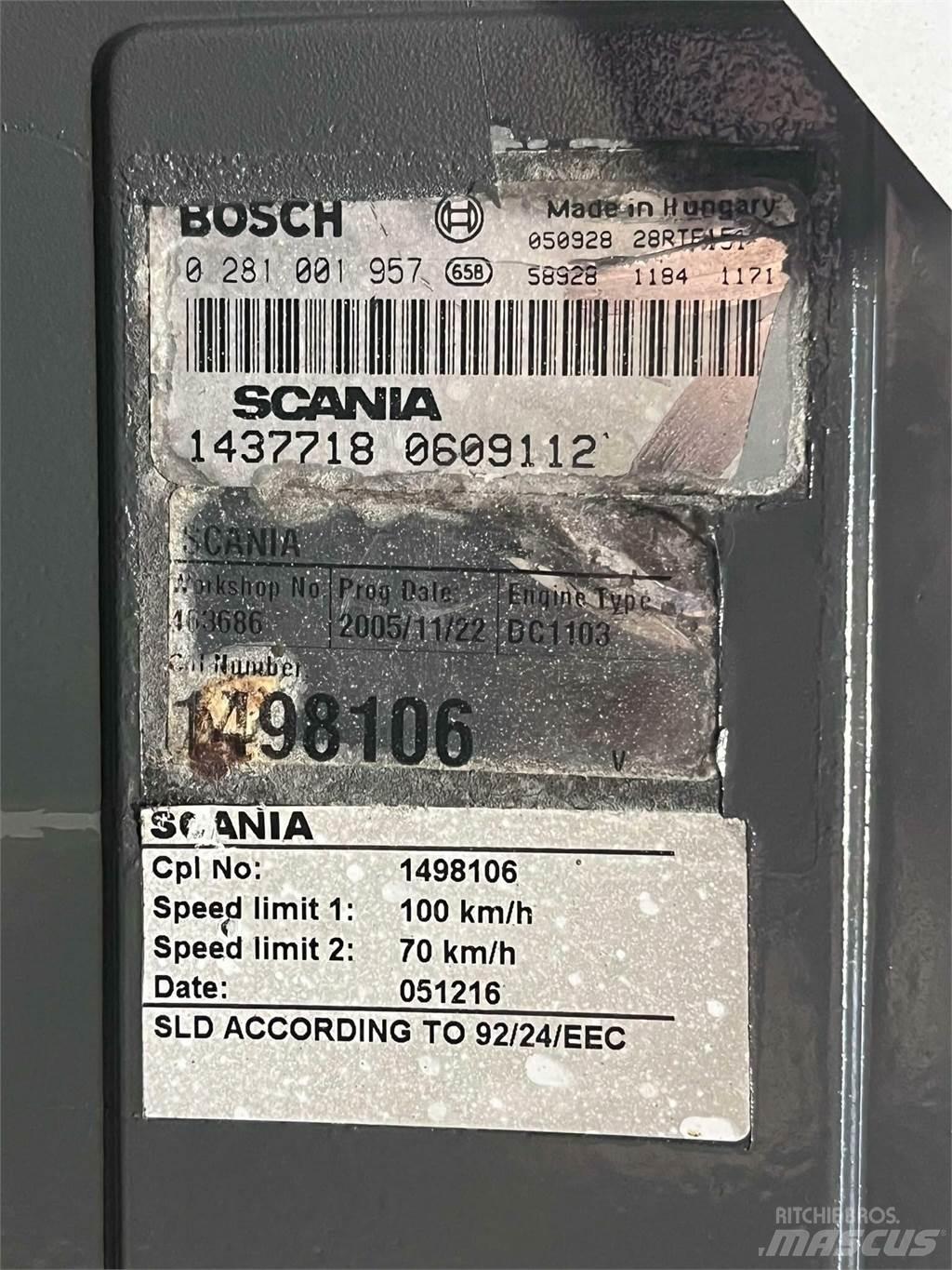Scania DC11 03 B02 motor Motory