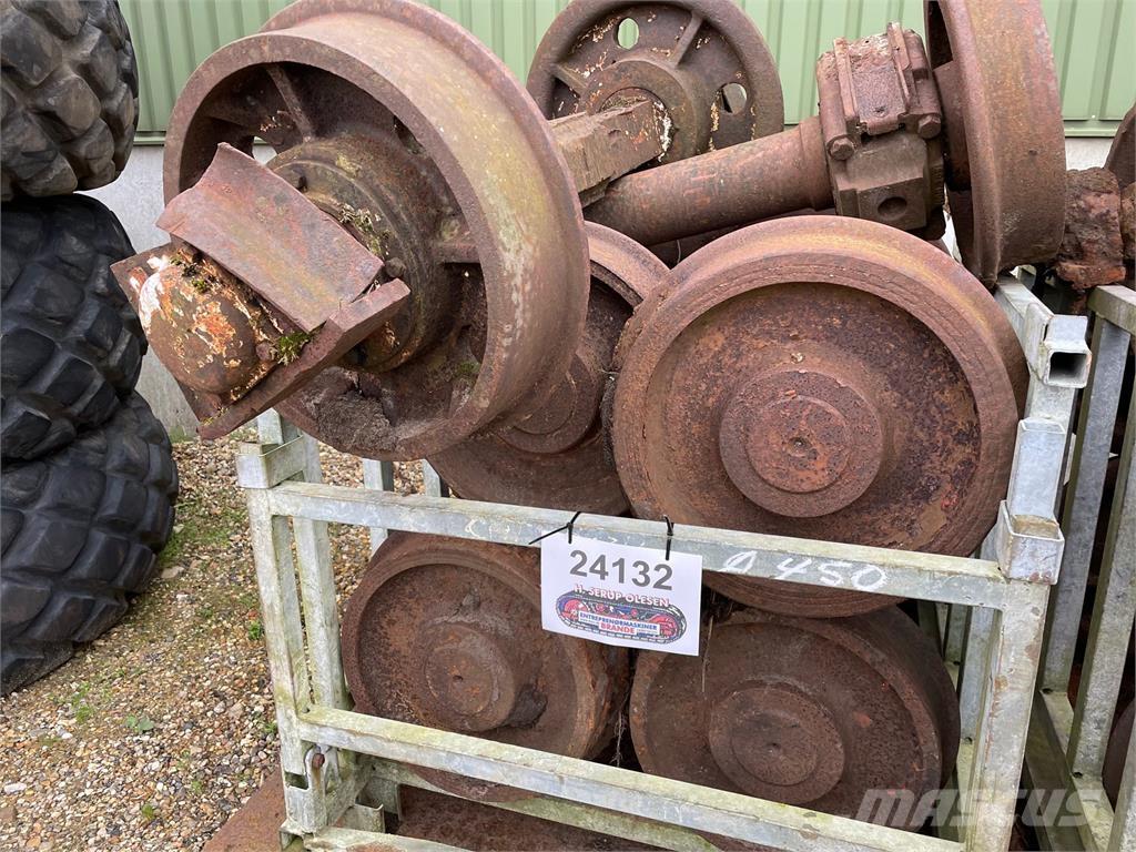  Skinnehjul ø450 mm + flange Pneumatiky, kola a ráfky