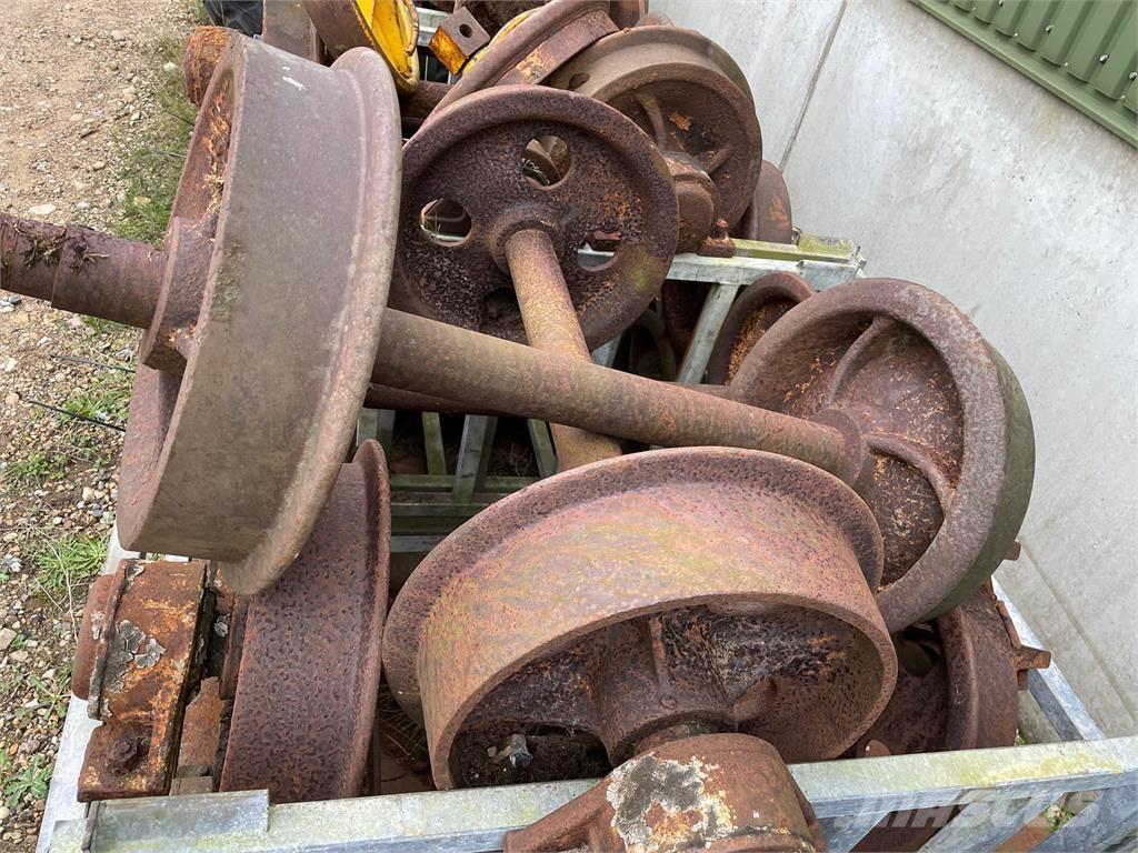  Skinnehjul ø450 mm + flange Pneumatiky, kola a ráfky