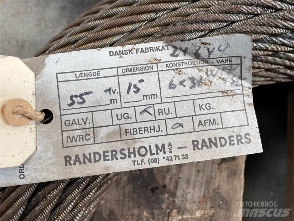 Stålwire Ø15 mm Součásti a zařízení k jeřábům