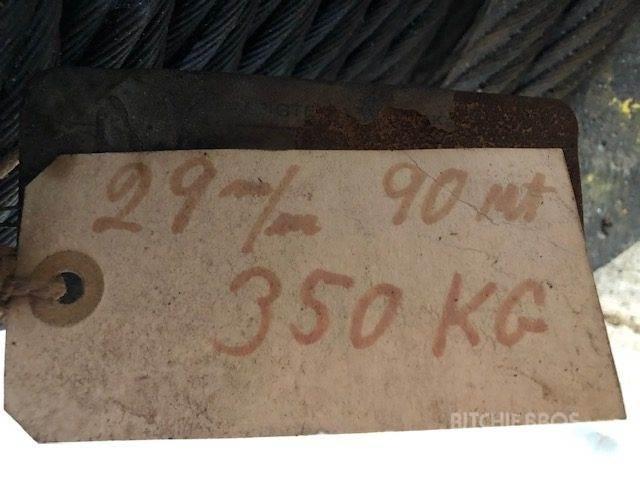  Stålwire Ø29 mm Součásti a zařízení k jeřábům