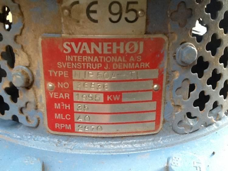  Svanehøj NP 50A-TL pumpe Vodní čerpadla