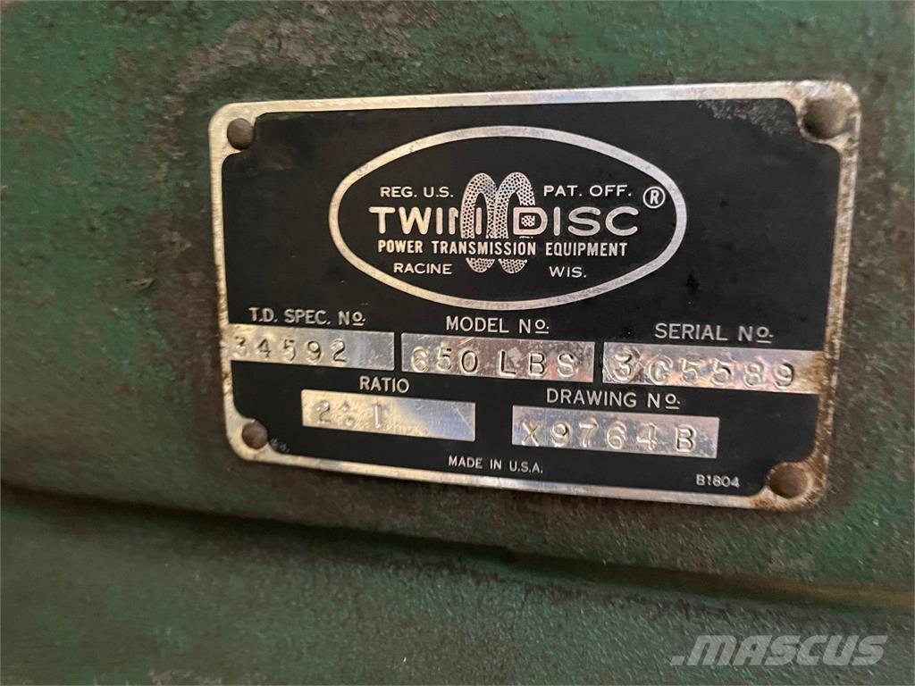  Twin Disc Model 6-C-1502-1 Převodovka