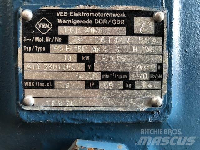 VEB kølekompressor - 4 cyl. Kompresory