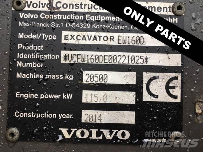 Volvo EW160D til ophug Pásová rýpadla