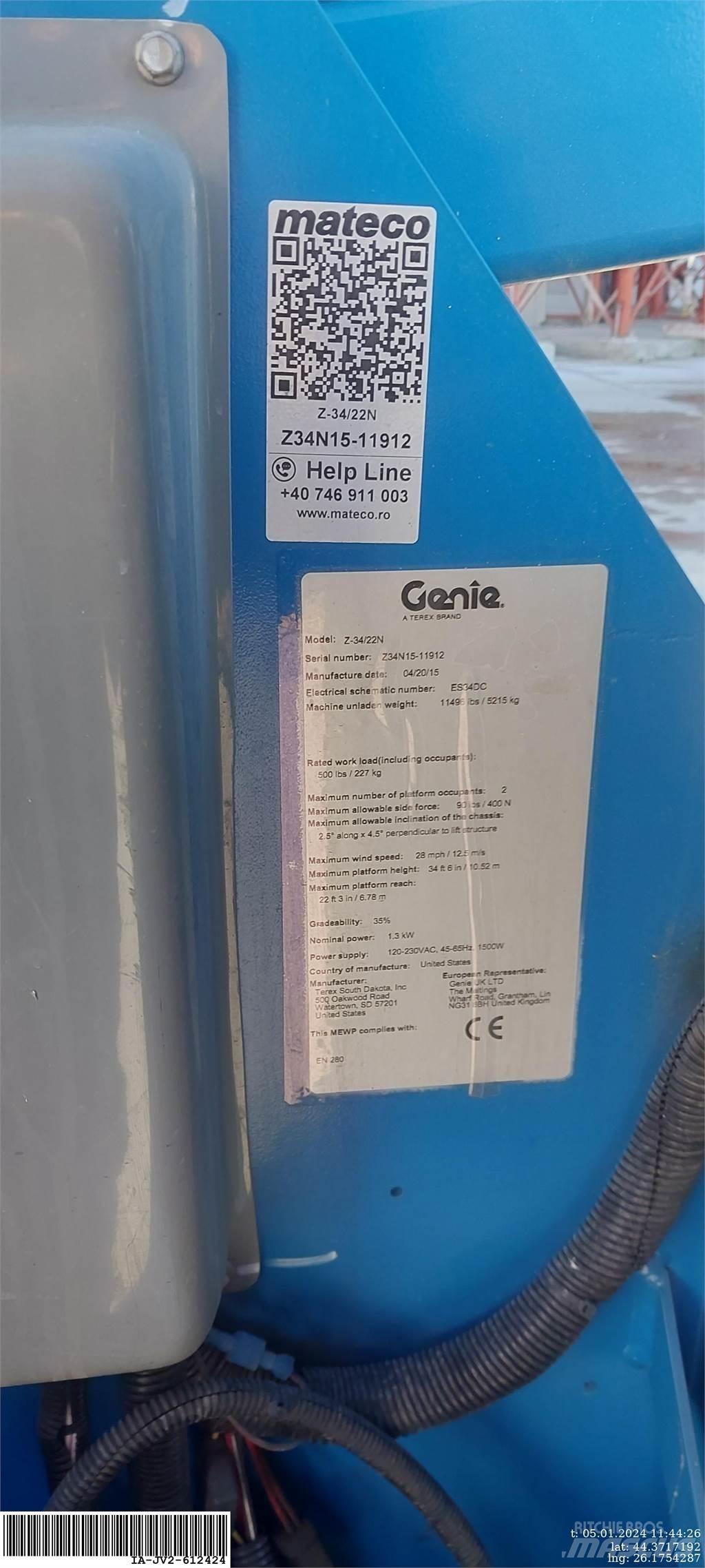 Genie Z-34/22N Kloubové plošiny