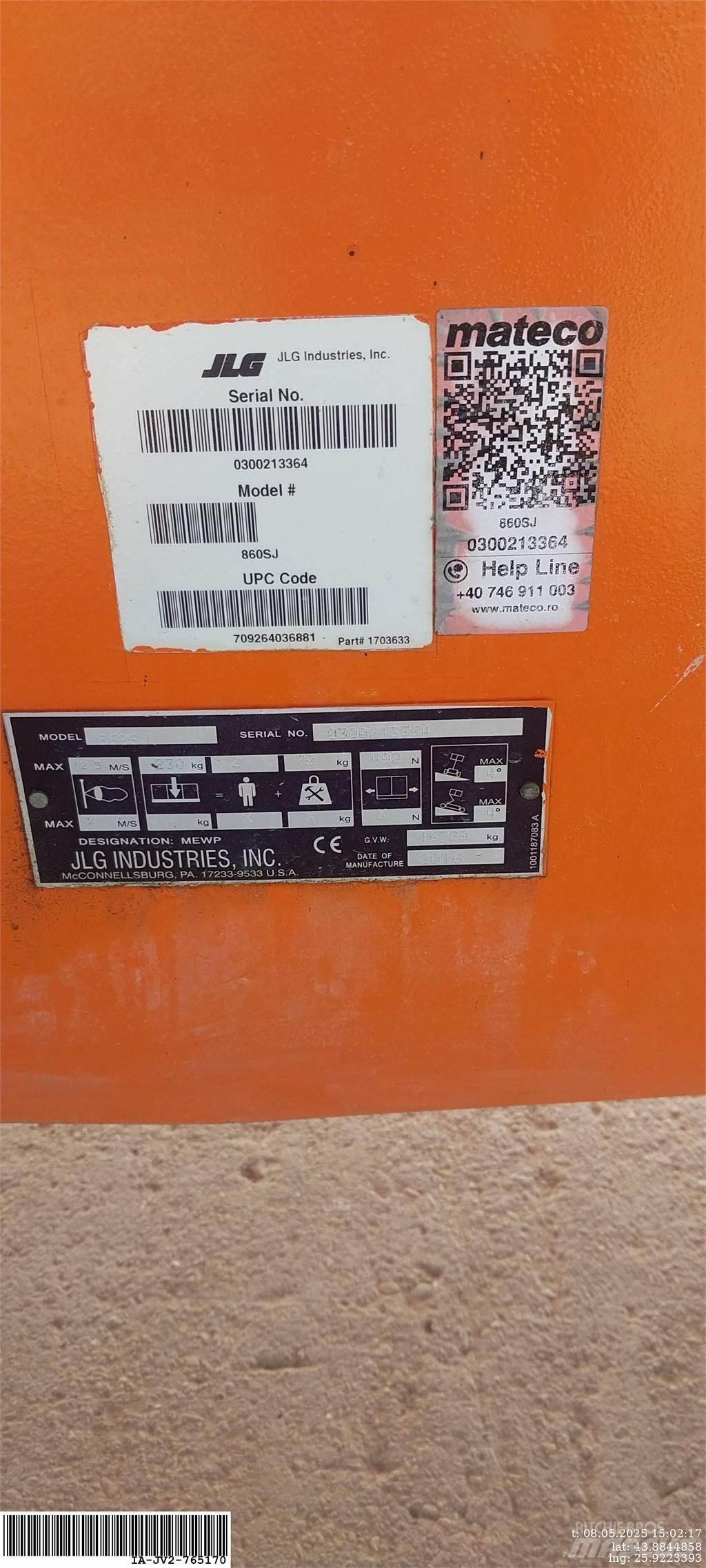 JLG 860SJ Kloubové plošiny