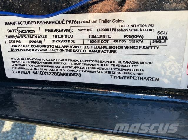  Appalachian Sklápěcí přívěsy