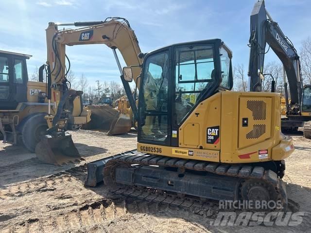 CAT 308CR Pásová rýpadla