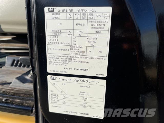 CAT 311FLRR Pásová rýpadla