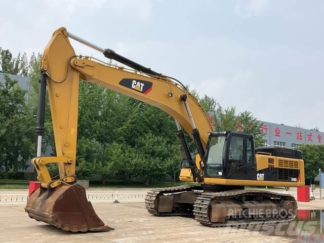 CAT 349D Pásová rýpadla