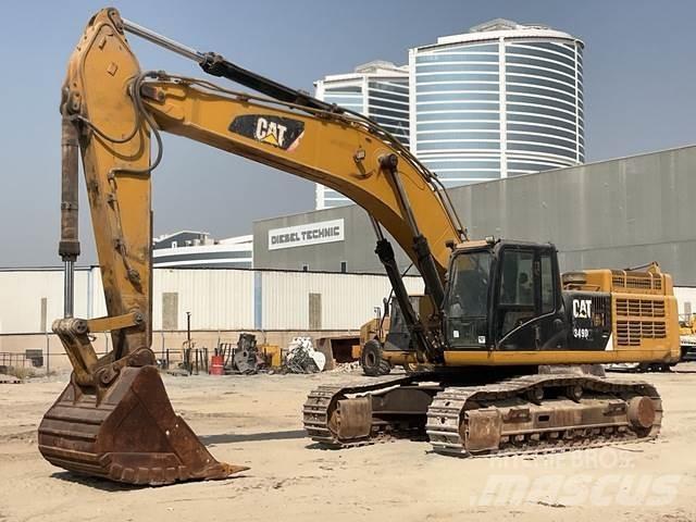 CAT 349D2 Pásová rýpadla