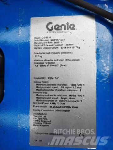 Genie GS1932 Nůžková zvedací plošina