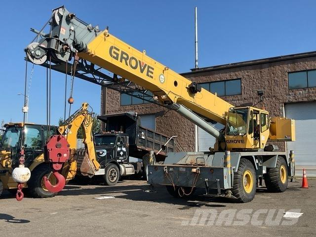 Grove RT600E Jeřáby pro těžký terén