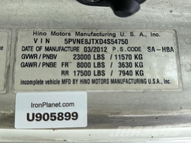 Hino 268 Skříňová nástavba