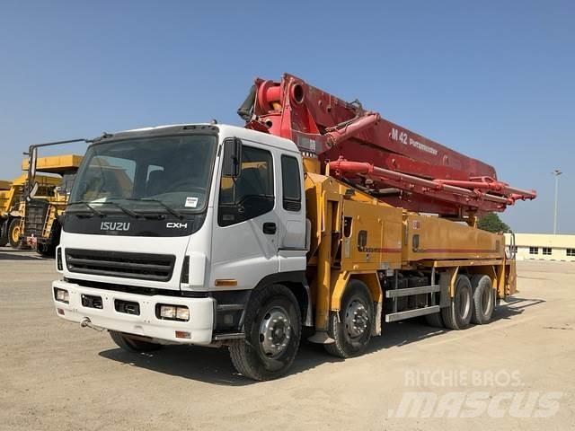 Isuzu CXH50T Nákladní auta s čerpadly betonu
