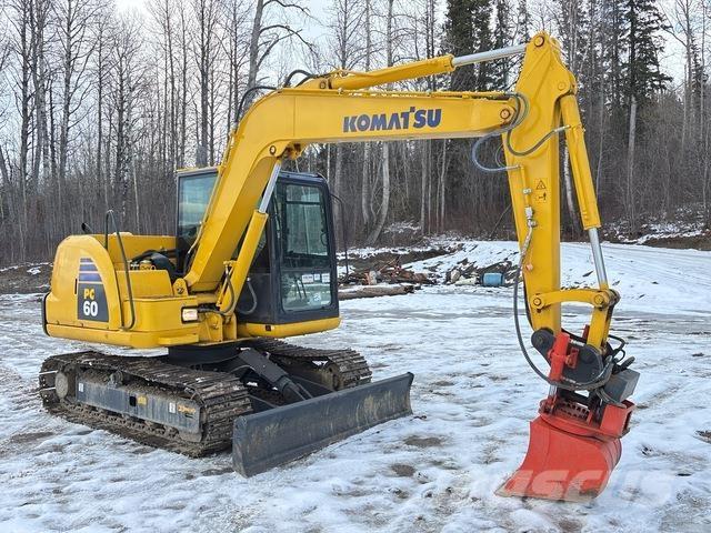 Komatsu PC60-8 Pásová rýpadla