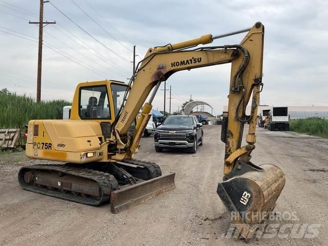 Komatsu PC75R Pásová rýpadla