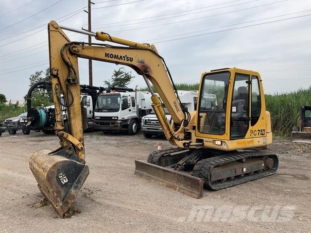 Komatsu PC75R Pásová rýpadla