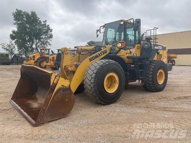 Komatsu WA470 Kolové nakladače