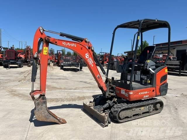 Kubota KX018-4 Pásová rýpadla