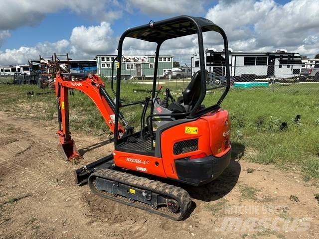 Kubota KX018-4 Pásová rýpadla