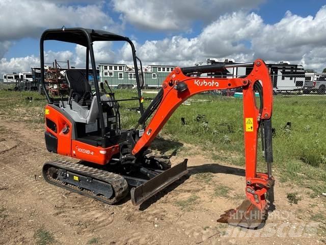Kubota KX018-4 Pásová rýpadla