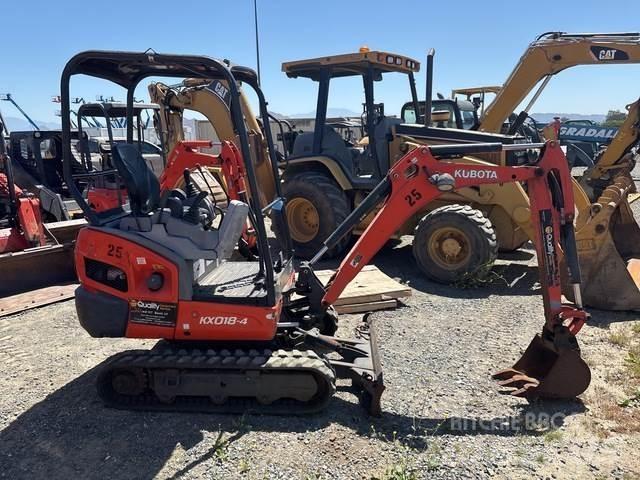 Kubota KX018-4 Pásová rýpadla