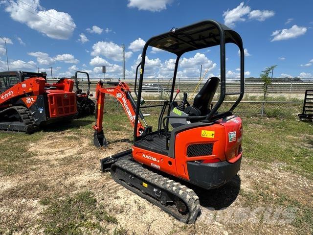 Kubota KX018-4 Pásová rýpadla