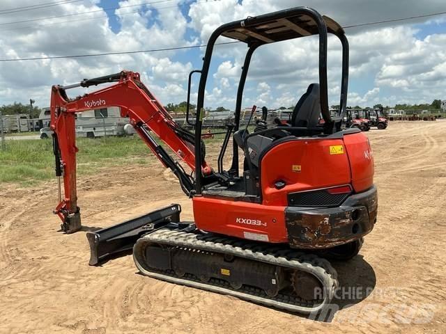 Kubota KX033-4 Pásová rýpadla