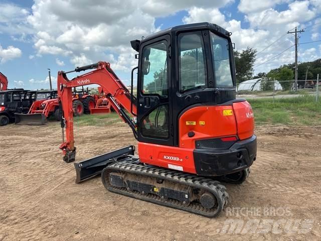 Kubota KX033-4 Pásová rýpadla