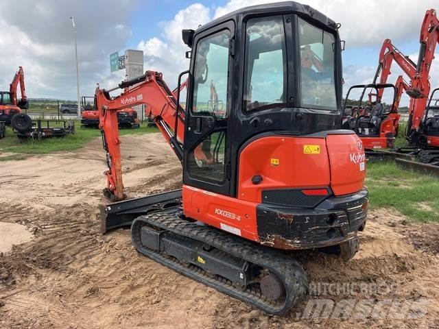 Kubota KX033-4 Pásová rýpadla