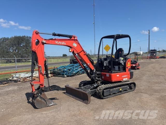 Kubota KX033-4 Pásová rýpadla