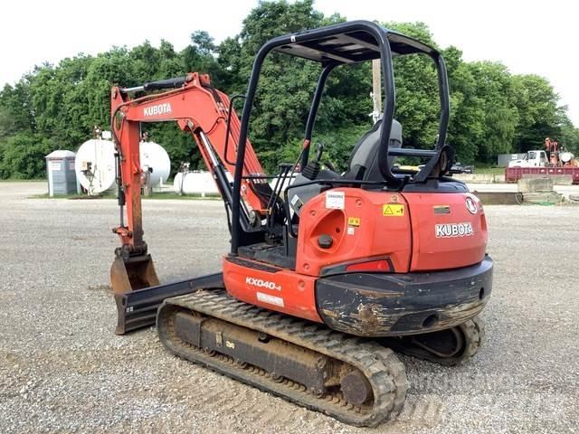 Kubota KX040-4 Pásová rýpadla