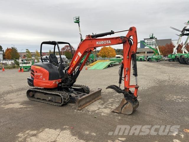 Kubota KX040-4 Pásová rýpadla