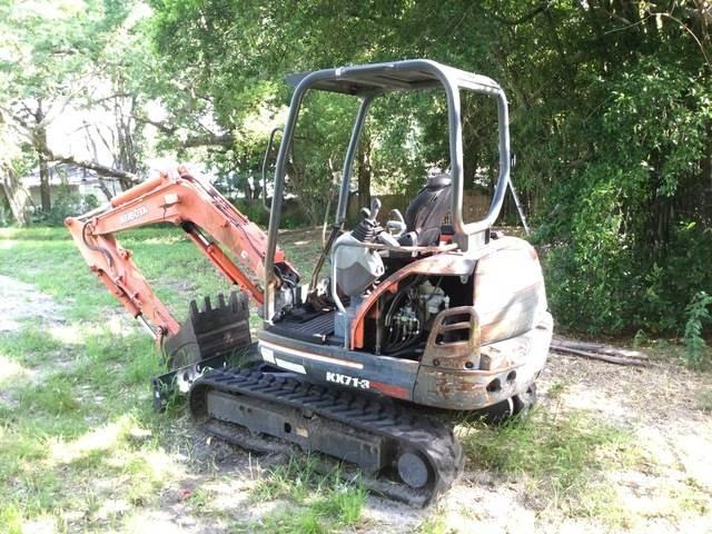 Kubota KX71-3 Pásová rýpadla