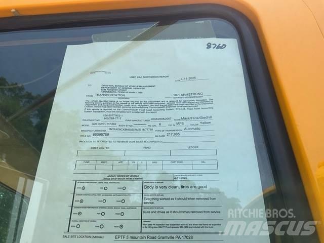 Mack 700 Sněžné pluhy, přední sněhové radlice