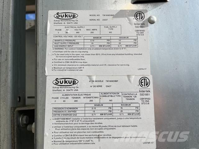 Sukup TM1606 Sušičky zrnin a obilovin