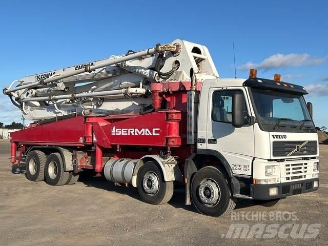 Volvo FM12 Nákladní auta s čerpadly betonu