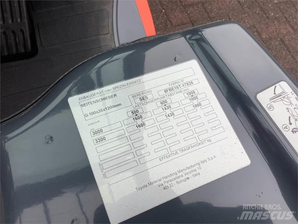 Toyota 8FBE16T Akumulátorové vozíky