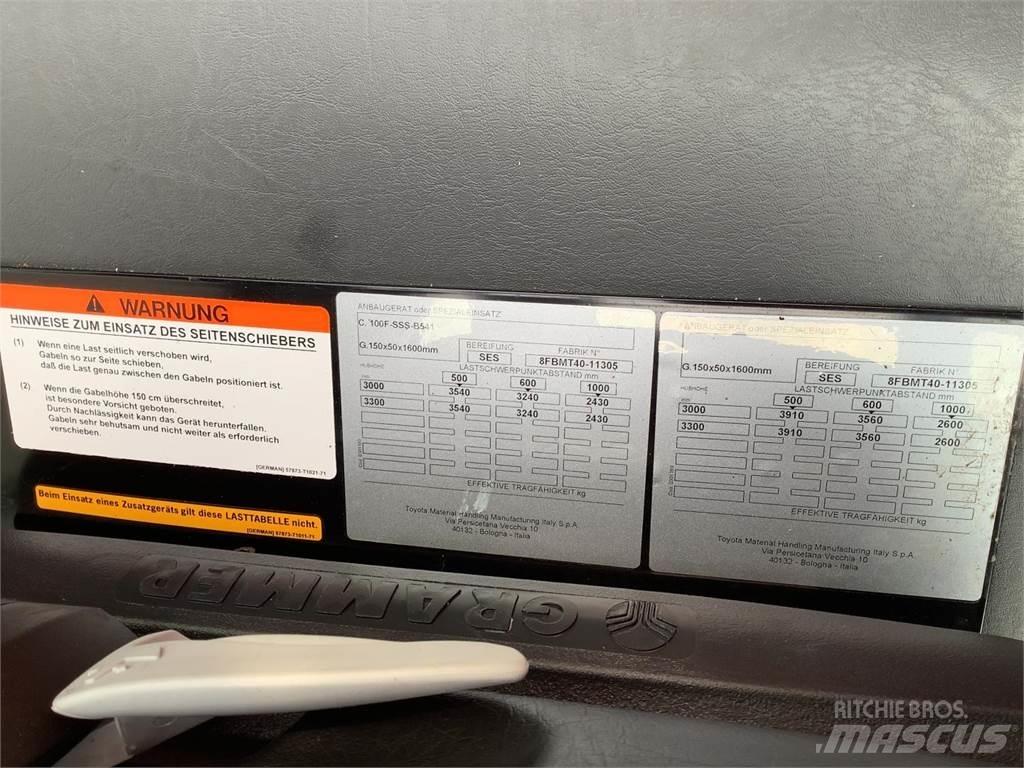 Toyota 8FBMT40 Akumulátorové vozíky