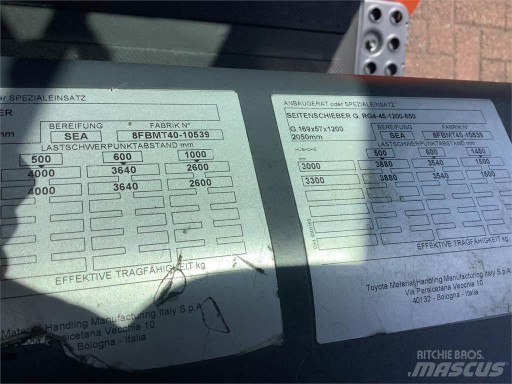 Toyota 8FBMT40 Akumulátorové vozíky