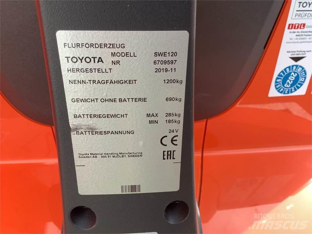 Toyota SWE120 Ručně vedené vysokozdvižné vozíky