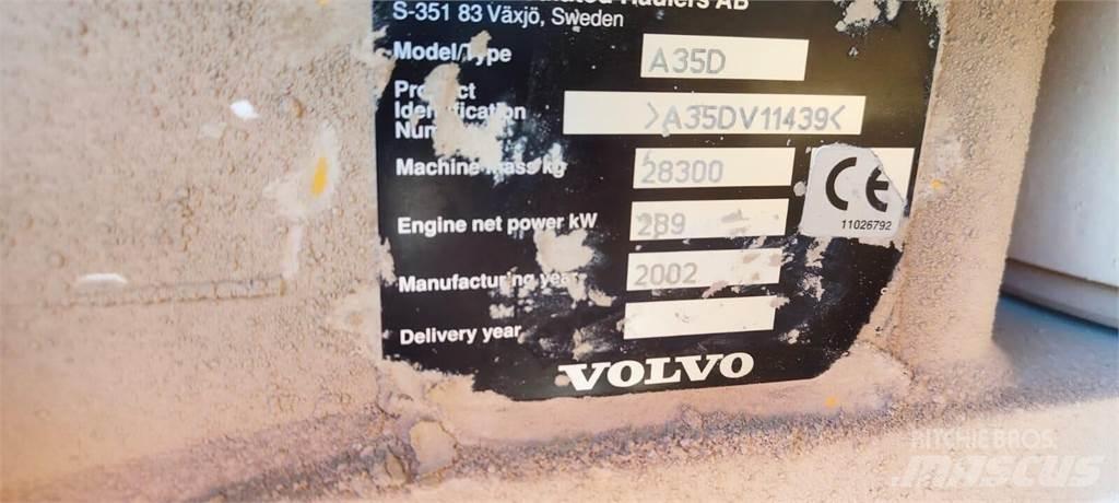 Volvo A35D Kloubové dempry