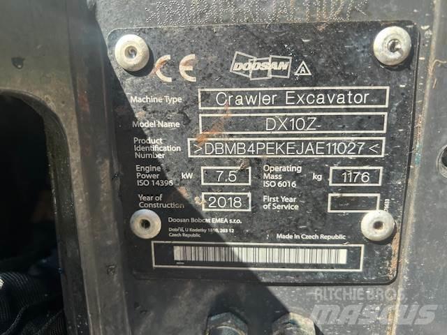 Doosan DX10Z Midi rýpadla 7t - 12t