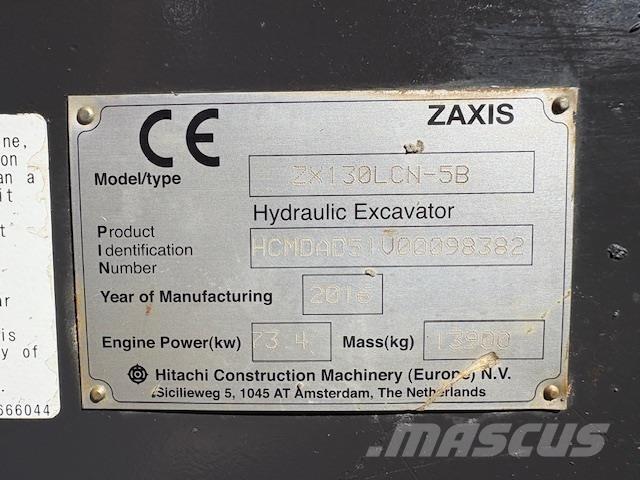 Hitachi ZX130-5 Pásová rýpadla