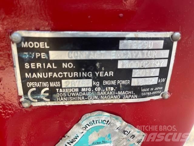 Takeuchi TB230 Midi rýpadla 7t - 12t