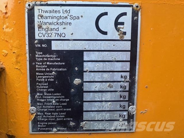 Thwaites 3T Swivel Vyklápěcí dempry